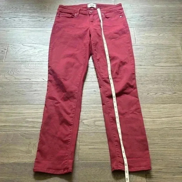 🔥PAIGE🔥 | Skyline ankle peg burgundy  pants size 29 - Picture 6 of 14